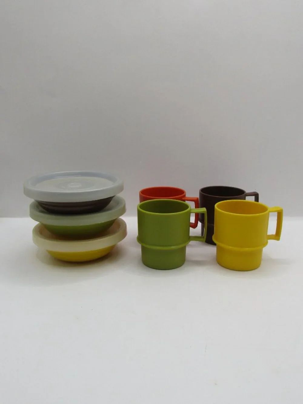 Lot of 10 Piece Tupperware Toy Dishes